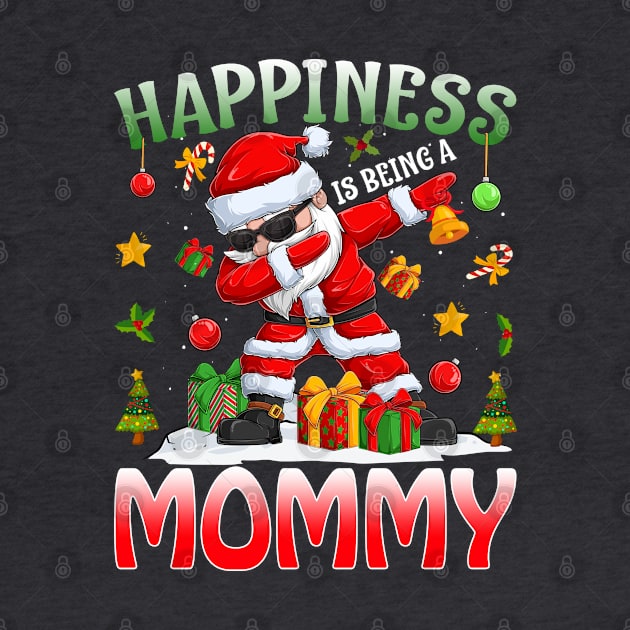 Happiness Is Being A Mommy Santa Christmas by intelus